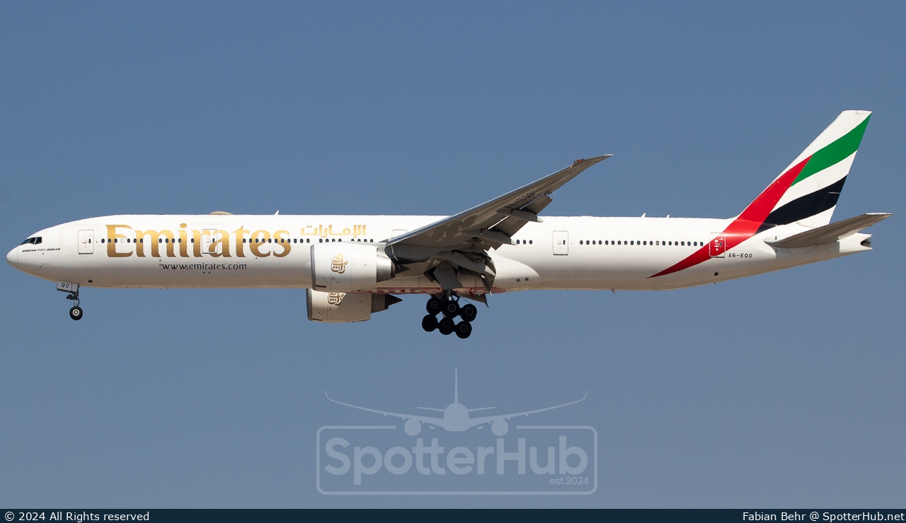 Photo of A6-EQO - Boeing 777-31H(ER) operated by Emirates