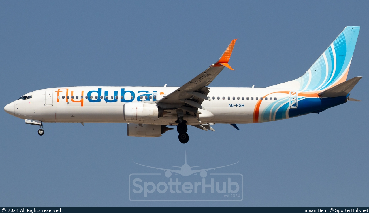 Photo of A6-FGH - Boeing 737-8KN operated by flydubai