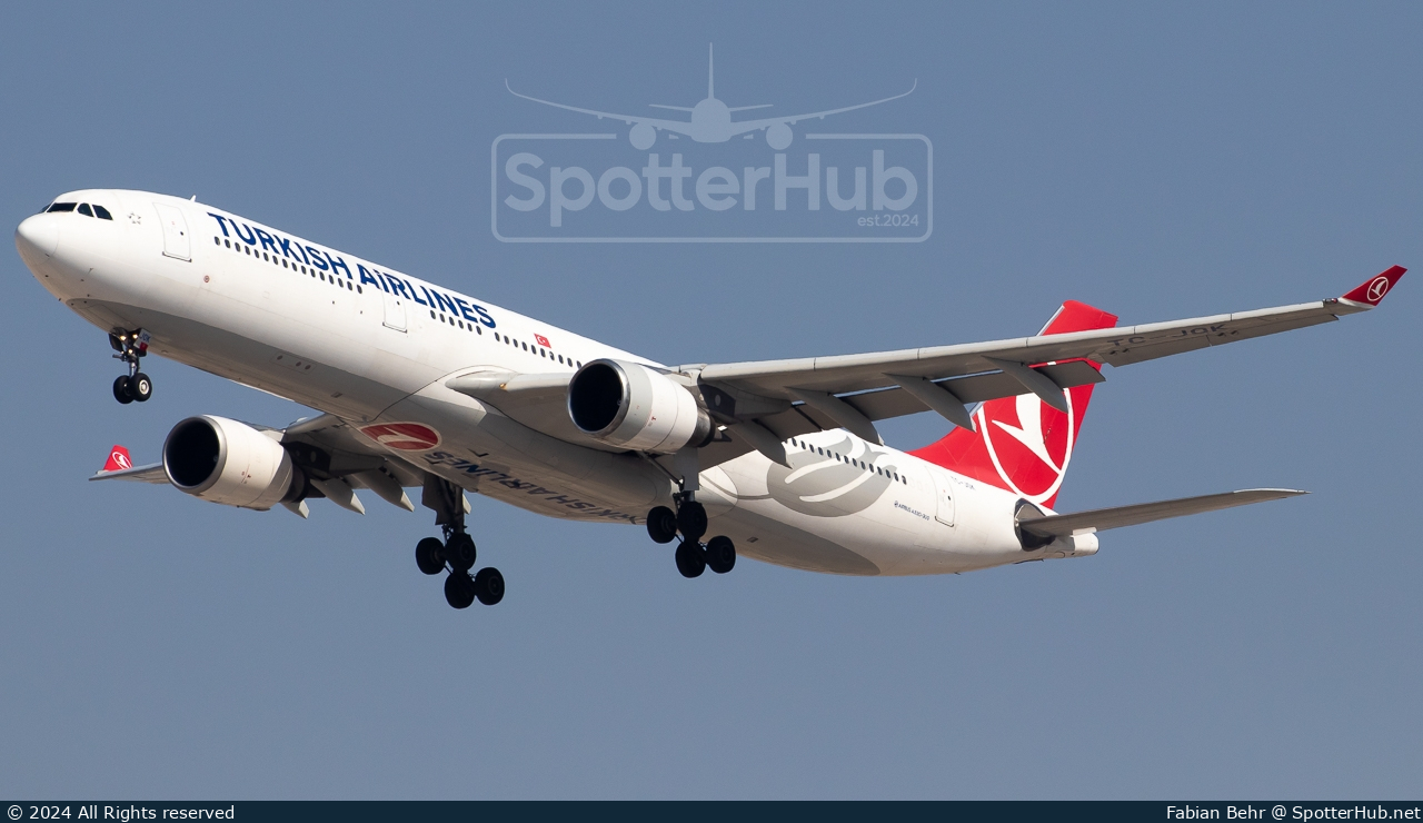 Photo of TC-JOK - Airbus A330-303 operated by Turkish Airlines