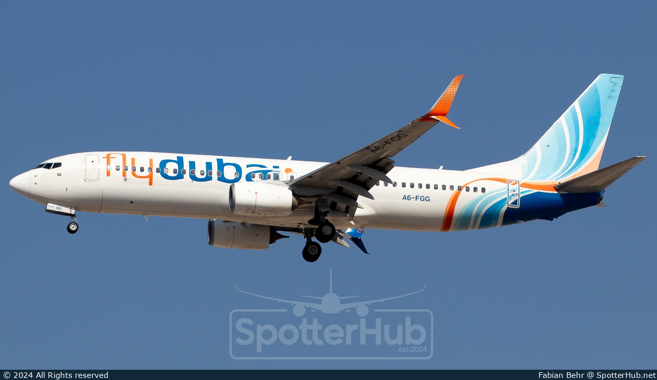 Photo of A6-FGG - Boeing 737-8KN operated by flydubai