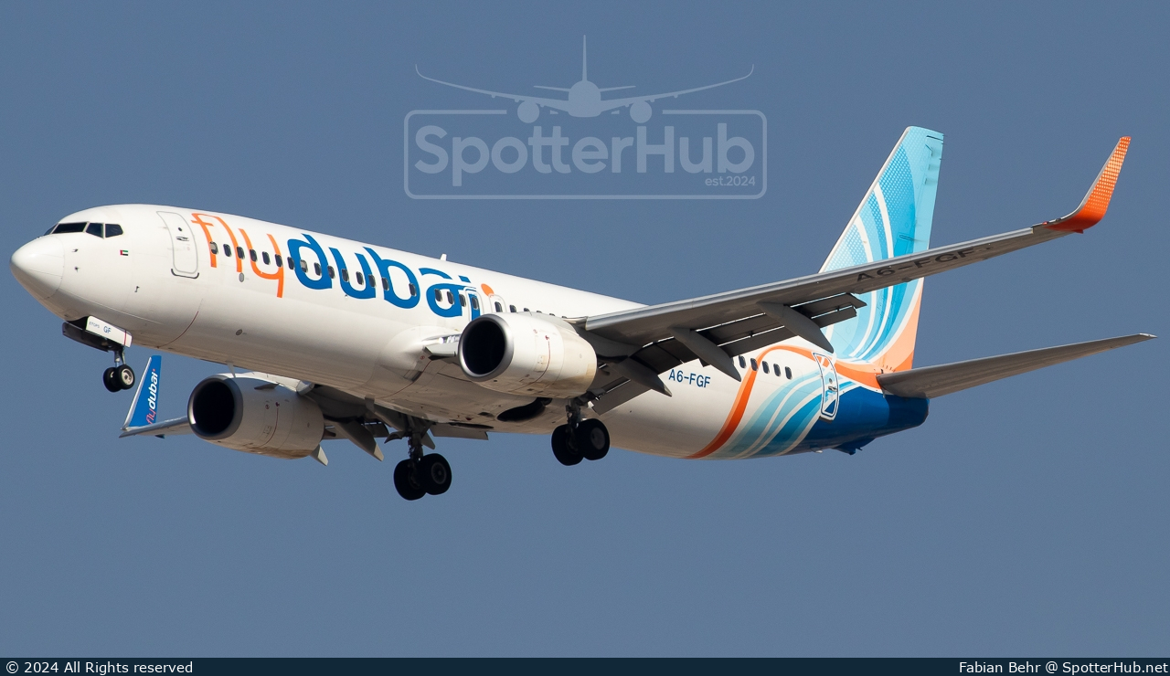 Photo of A6-FGF - Boeing 737-8KN operated by flydubai