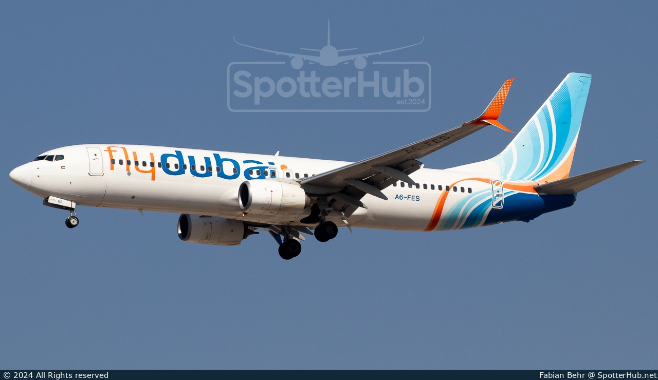 Photo of A6-FES - Boeing 737-8KN operated by flydubai