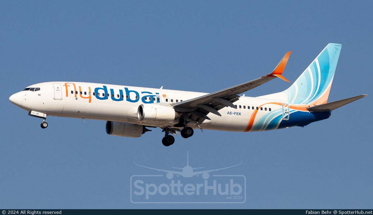 Photo of A6-FEK - Boeing 737-8KN operated by flydubai