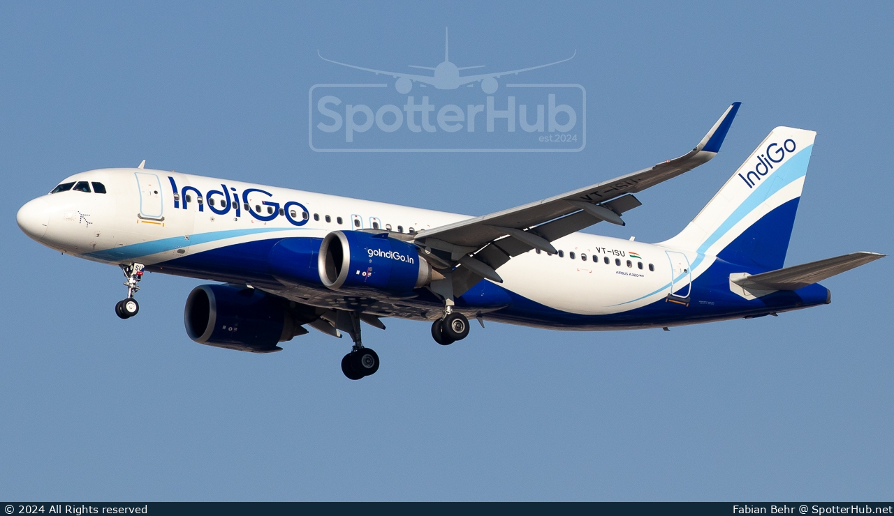 Photo of VT-ISU - Airbus A320-251N operated by IndiGo
