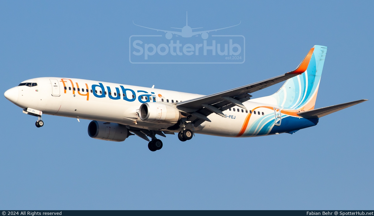 Photo of A6-FEJ - Boeing 737-8KN operated by flydubai