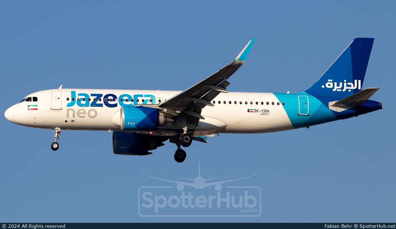 Photo of 9K-CBH - Airbus A320-251N operated by Jazeera Airways