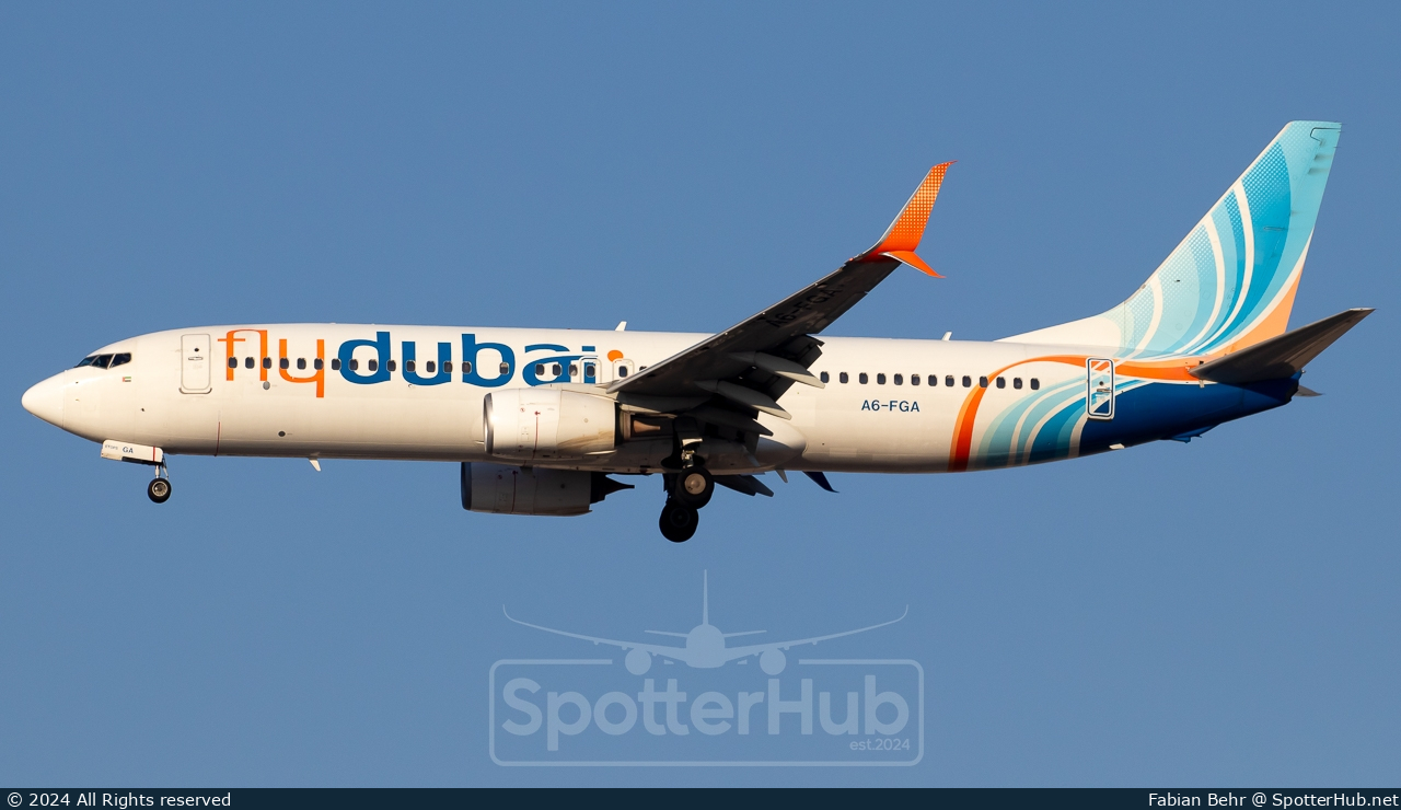 Photo of A6-FGA - Boeing 737-8KN operated by flydubai