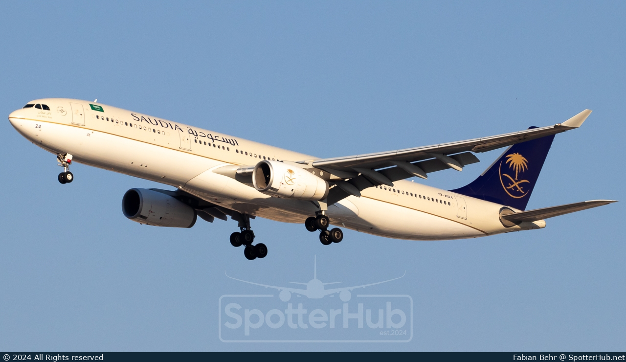 Photo of HZ-AQ24 - Airbus A330-343 operated by Saudia
