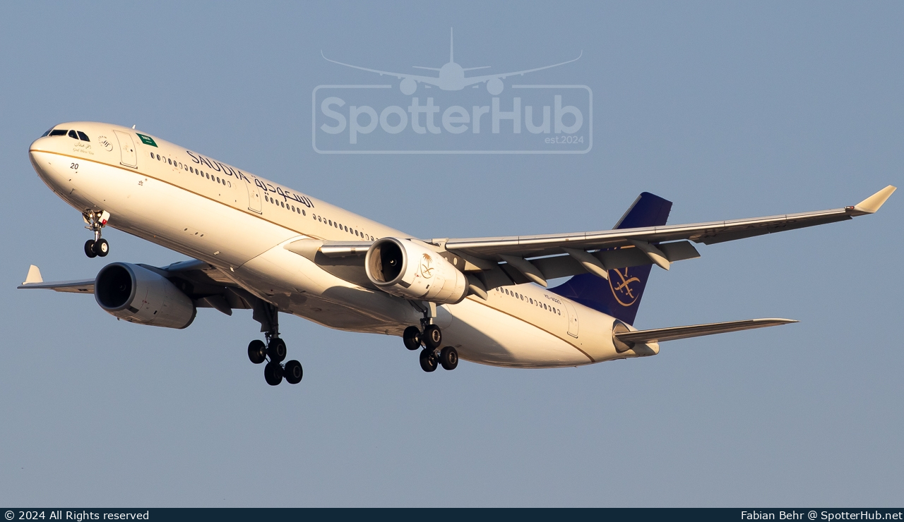 Photo of HZ-AQ20 - Airbus A330-343 operated by Saudia