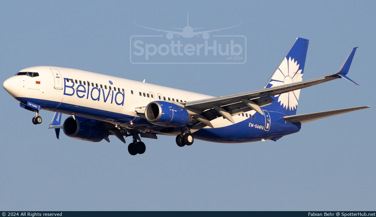 Photo of EW-544PA - Boeing 737-8K5 operated by Belavia