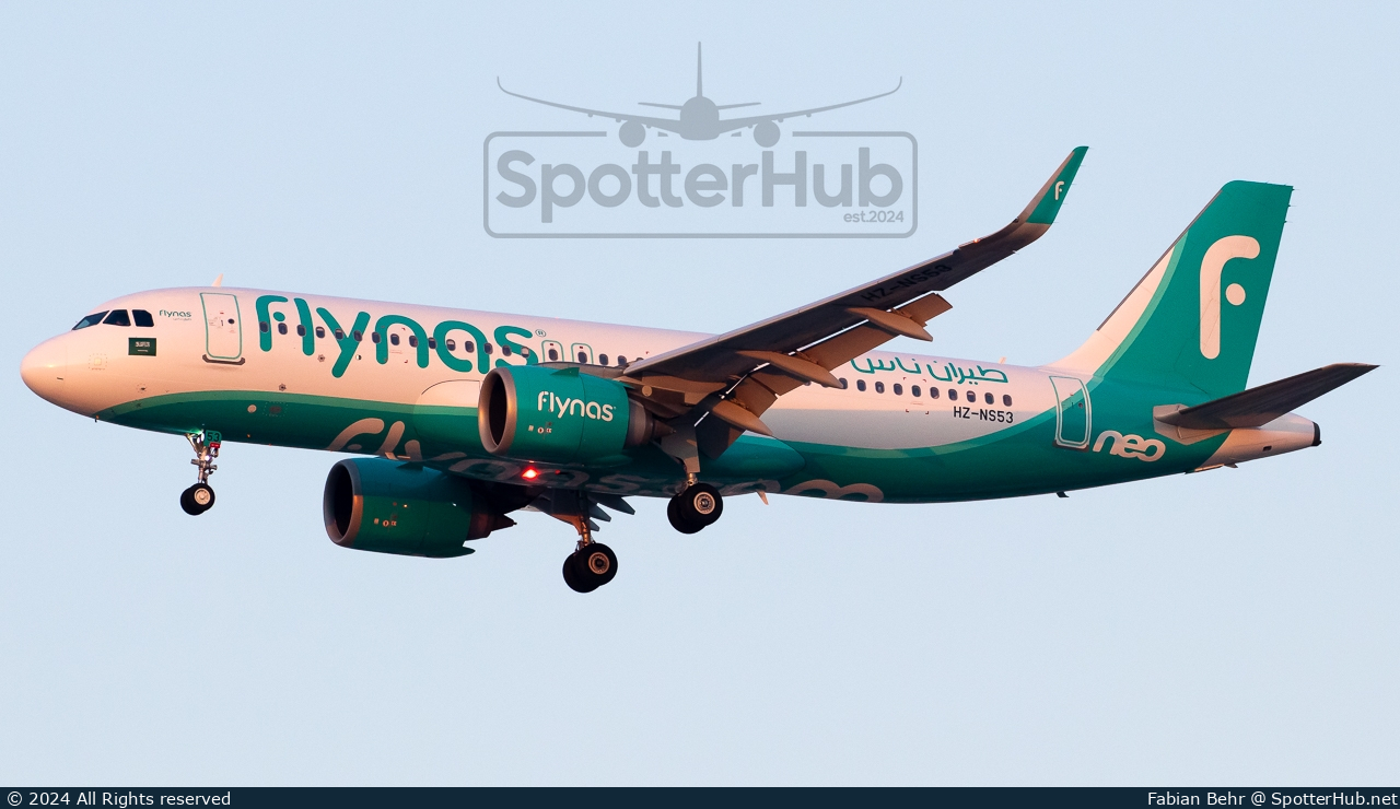 Photo of HZ-NS53 - Airbus A320-251N operated by Flynas