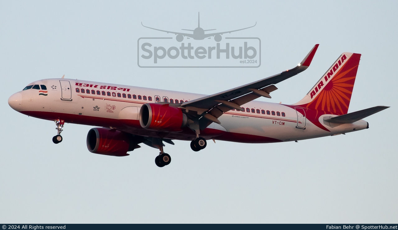 Photo of VT-CIM - Airbus A320-251N operated by Air India