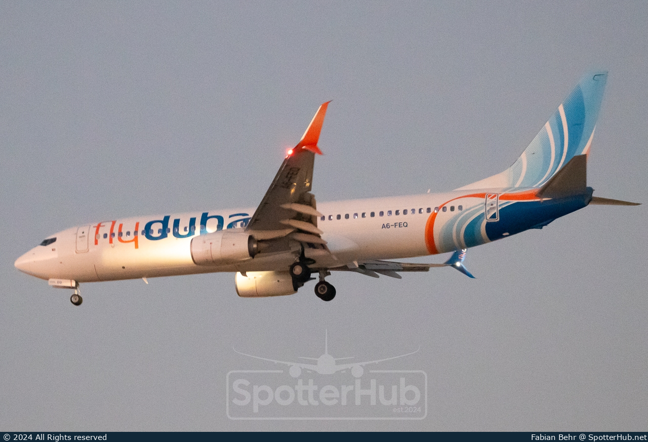 Photo of A6-FEQ - Boeing 737-8KN operated by flydubai