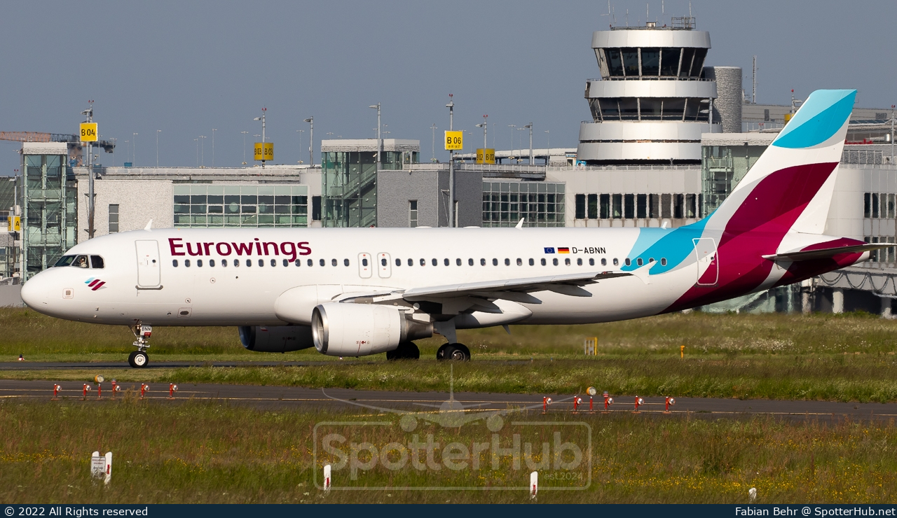 Photo of D-ABNN - Airbus A320-214 operated by Eurowings