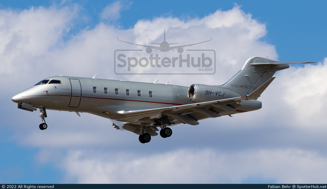 Photo of 9H-VCJ - Bombardier Challenger 350 operated by VistaJet