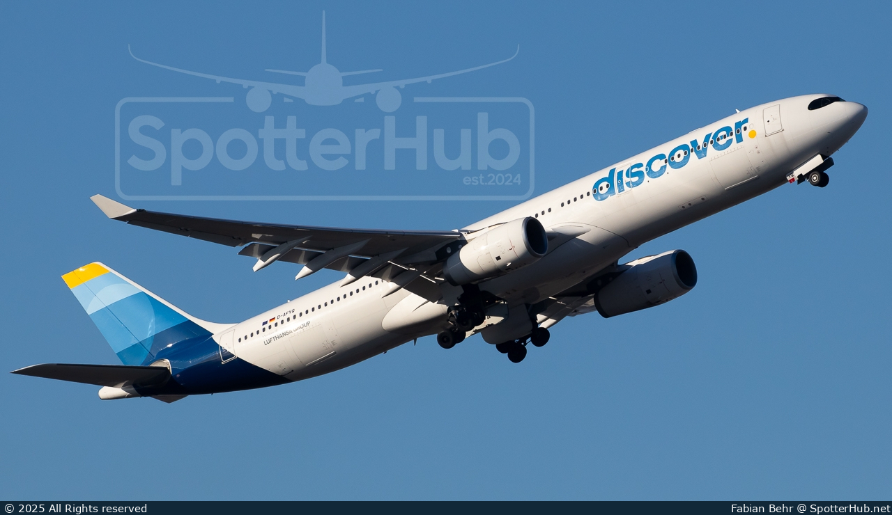 Photo of D-AFYQ - Airbus A330-343 operated by Discover Airlines