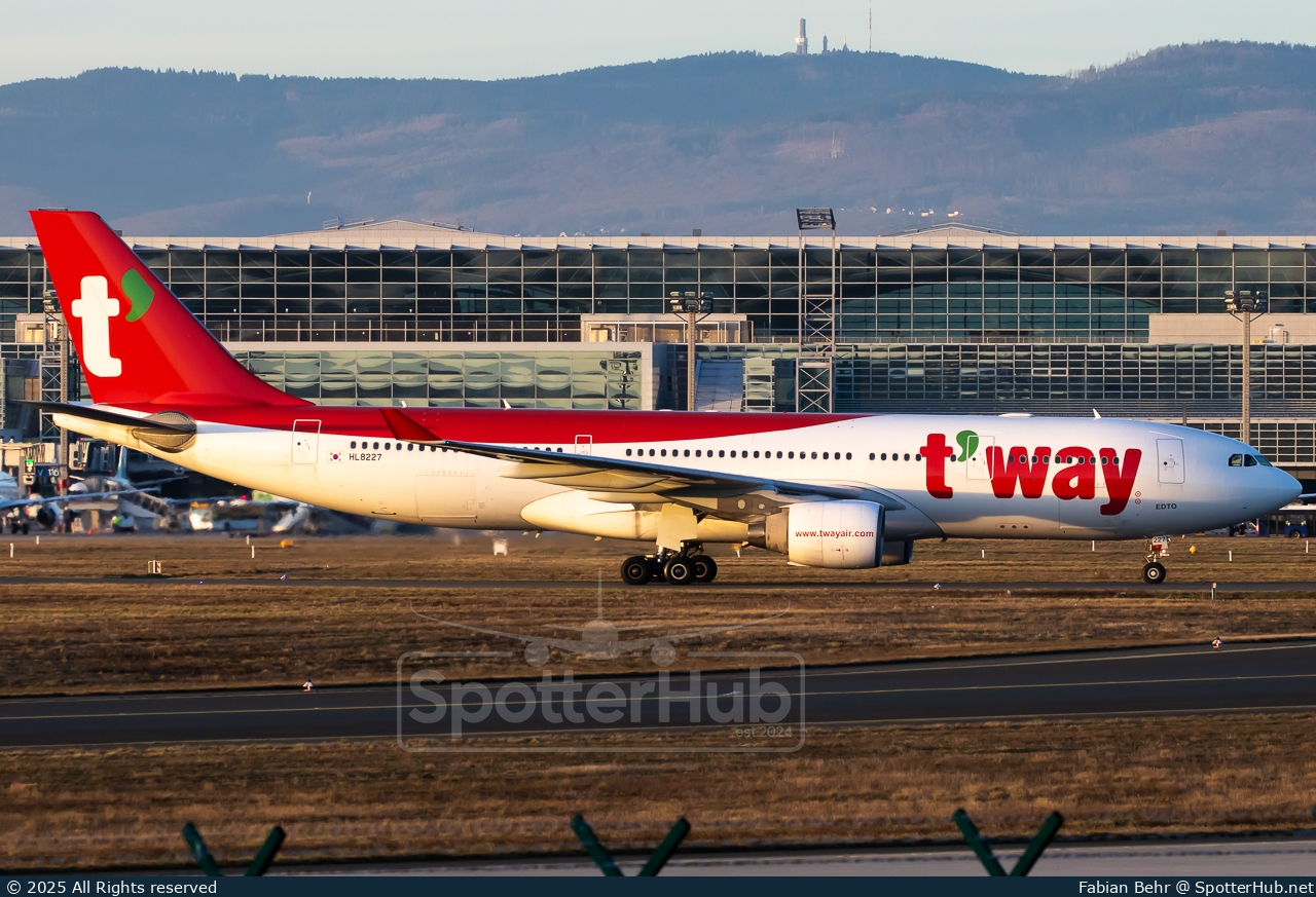 Photo of HL8227 - Airbus A330-223 operated by T'Way Air