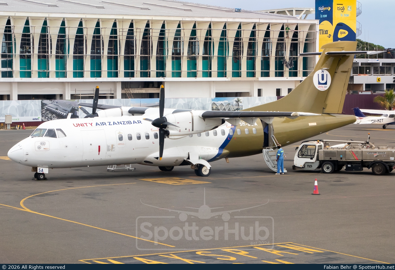 Photo of 5H-BSA - ATR 42-300(QC) at Abeid Amani Karume International