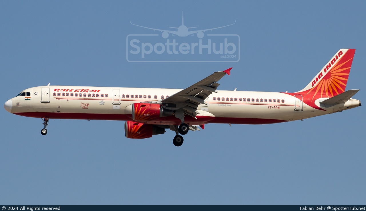 Photo of VT-PPM - Airbus A321-211 operated by Air India
