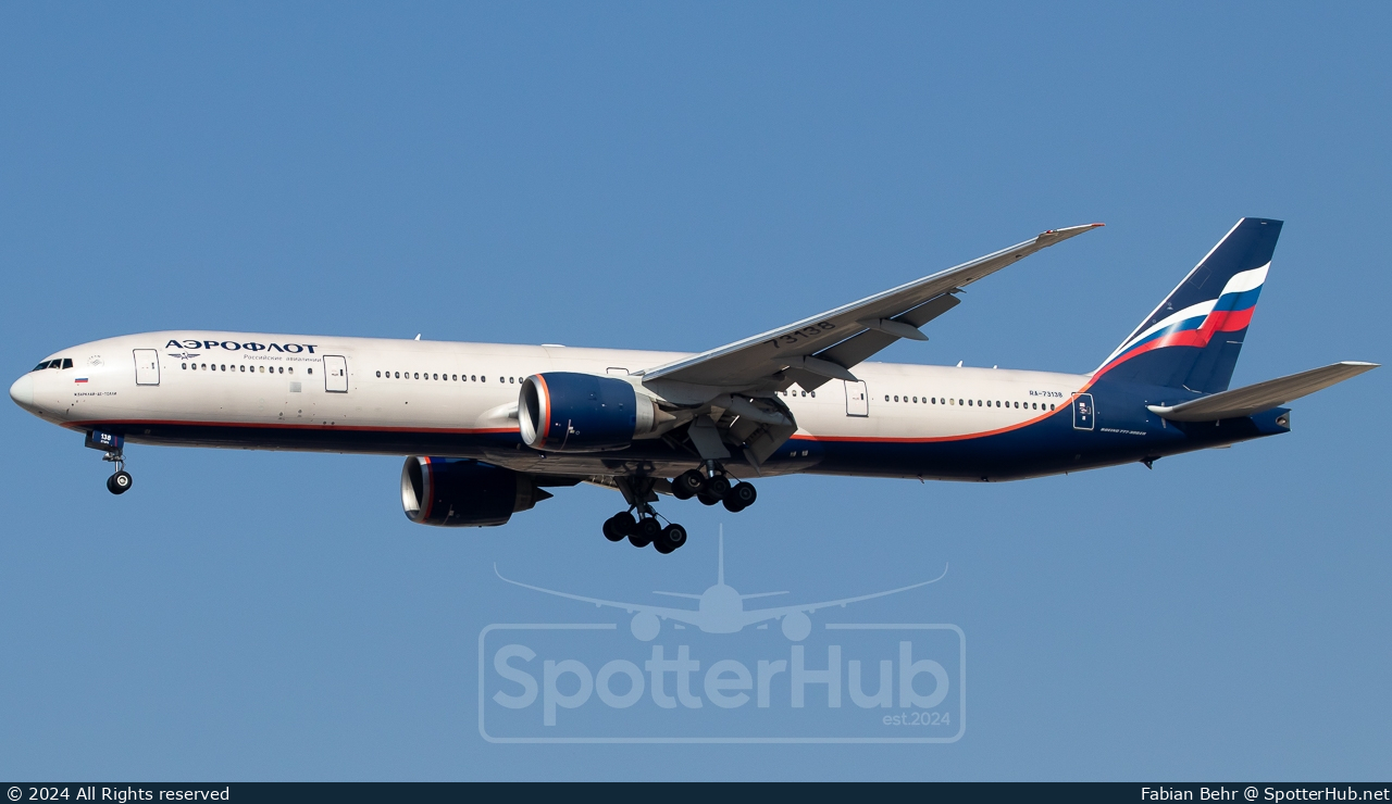 Photo of RA-73138 - Boeing 777-3M0(ER) operated by Aeroflot