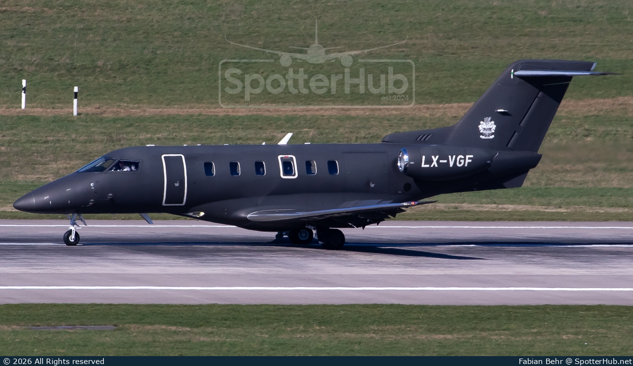Photo of LX-VGF - Pilatus PC-24 operated by Flying Group Luxembourg