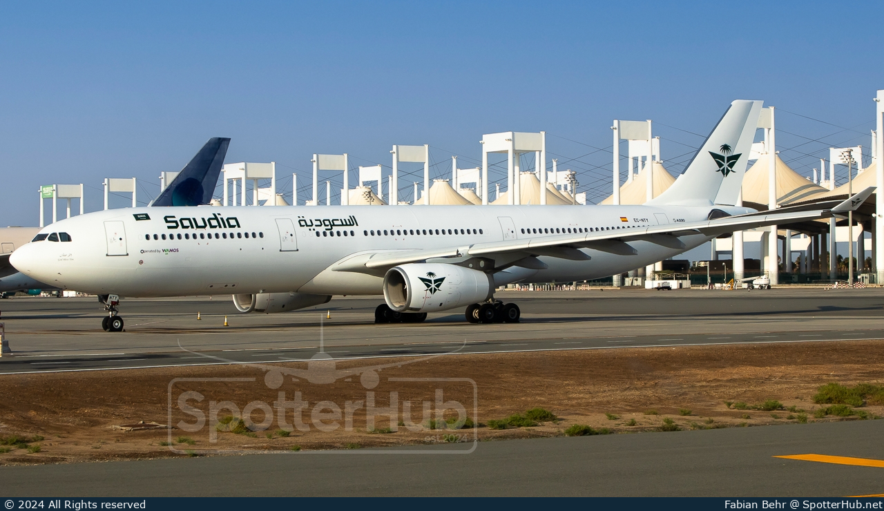 Photo of EC-NTY - Airbus A330-343 operated by Saudia (opb Wamos Air)