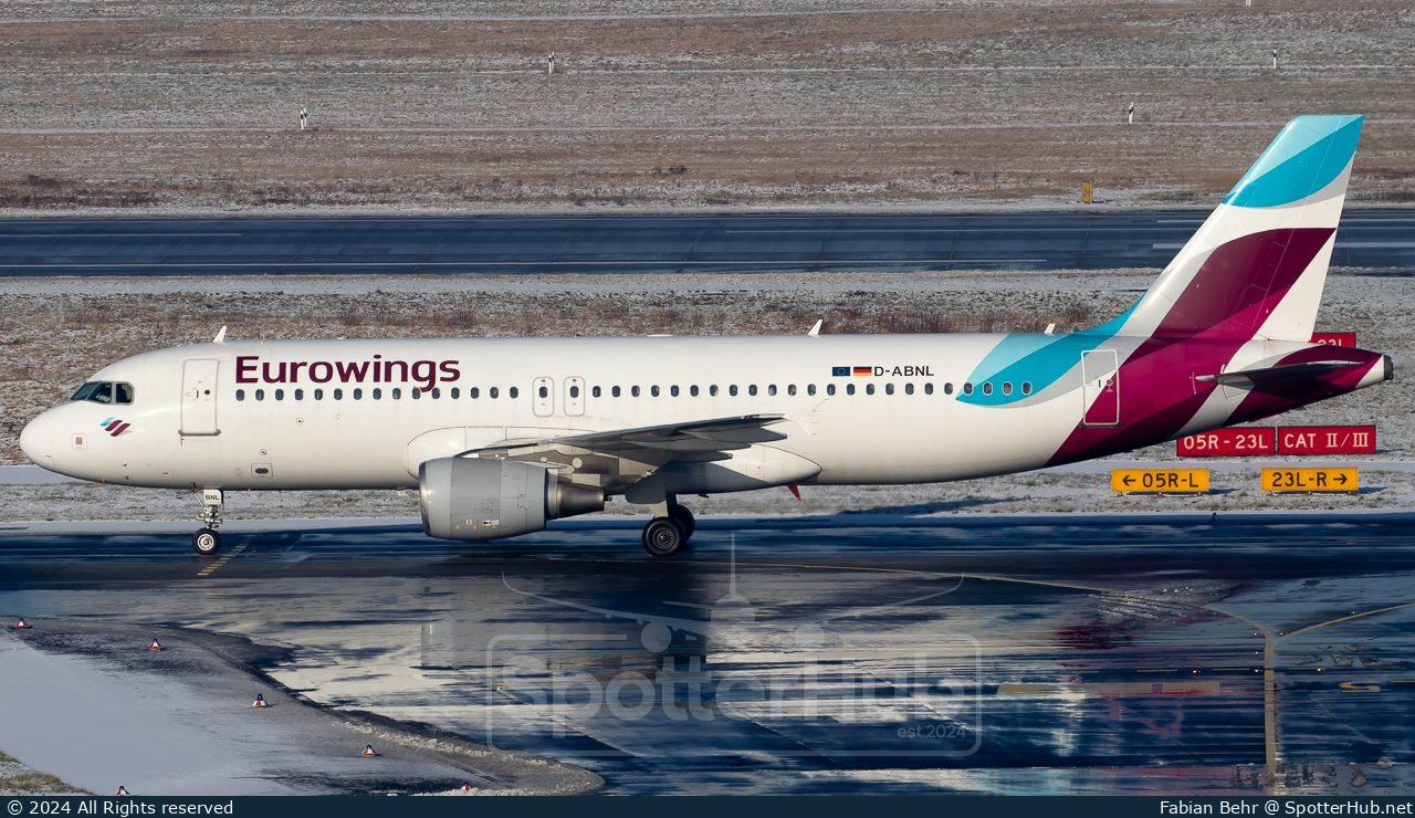 Photo of D-ABNL - Airbus A320-214 operated by Eurowings