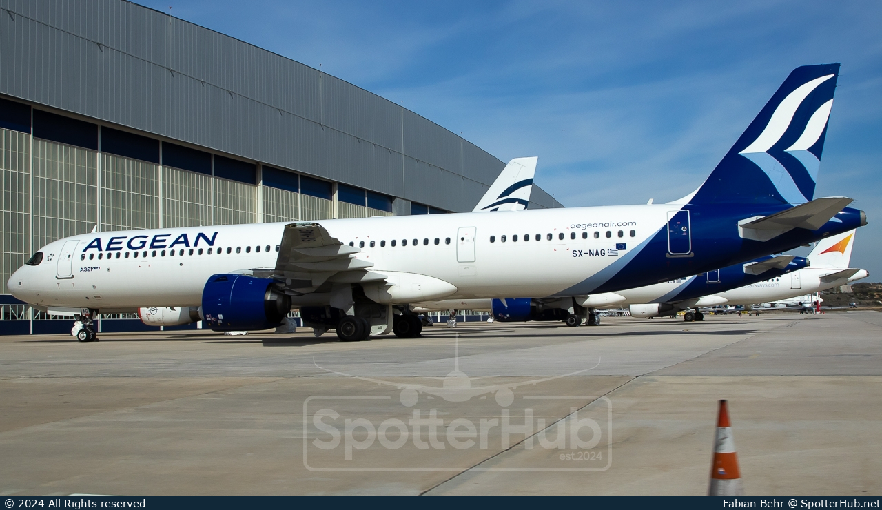 Photo of SX-NAG - Airbus A321-271NX operated by Aegean Airlines