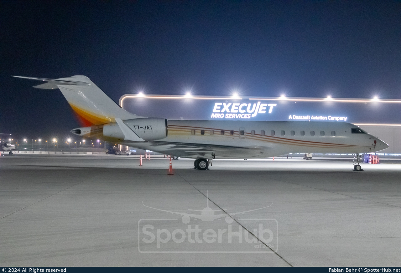 Photo of T7-JAT - Bombardier Global Express XRS operated by Empire Aviation San Marino