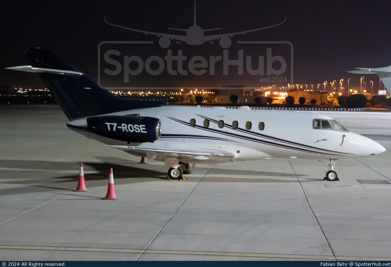 Photo of T7-ROSE - Hawker Beechcraft 800XP operated by Private