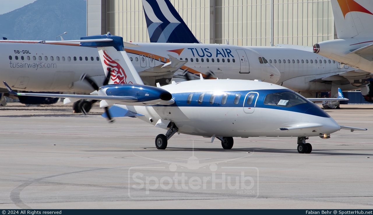 Photo of 5B-JBO - Piaggio P.180 Avanti II EVO operated by Private