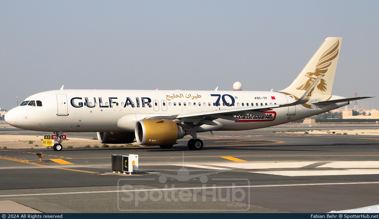 Photo of A9C-TF - Airbus A320-251N operated by Gulf Air