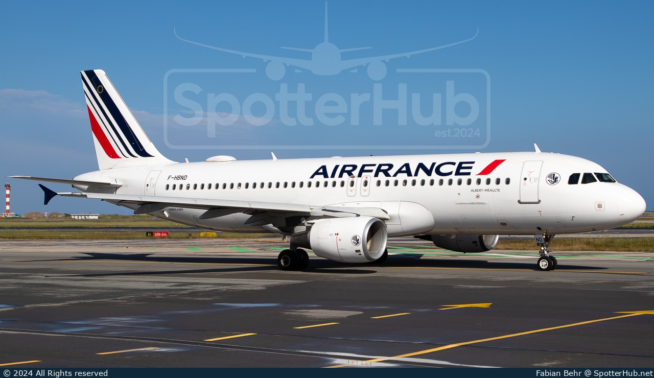 Photo of F-HBND - Airbus A320-214 operated by Air France