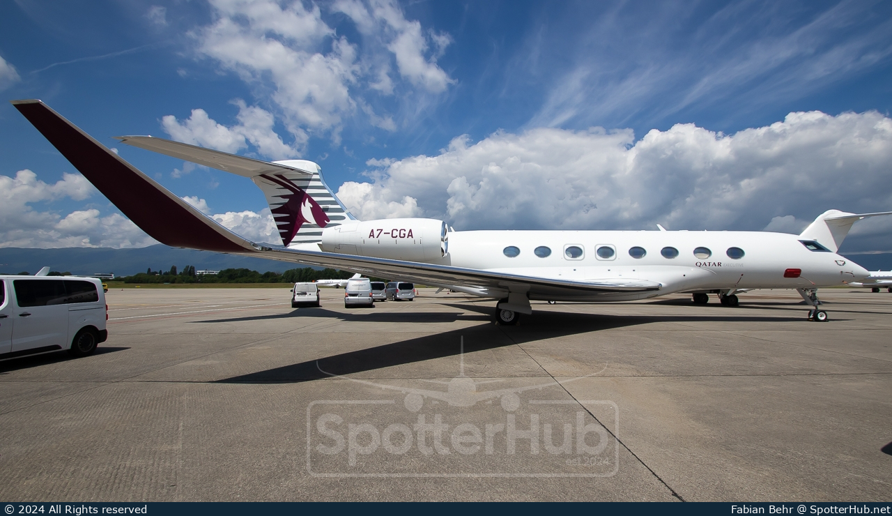 Photo of A7-CGA - Gulfstream G650ER operated by Qatar Executive