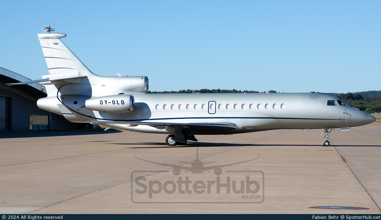 Photo of OY-OLD - Dassault Falcon 8X operated by Air Alsie