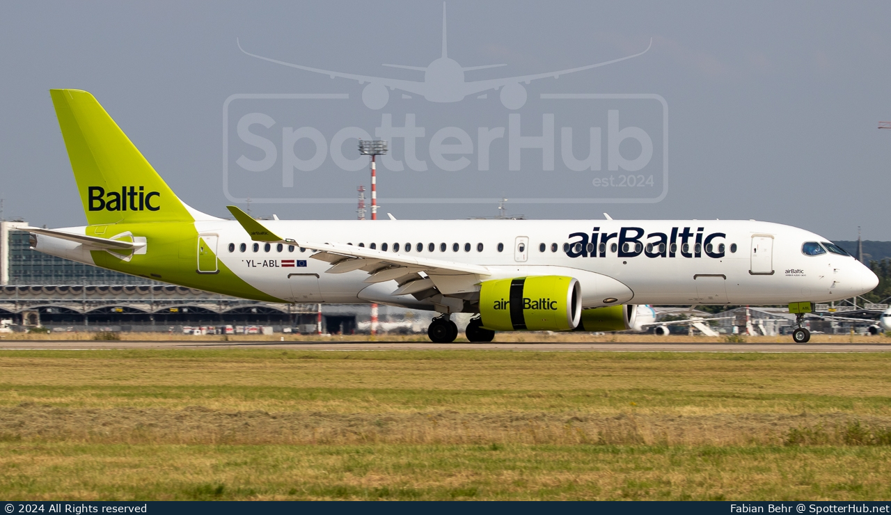 Photo of YL-ABL - Airbus A220-300 operated by airBaltic