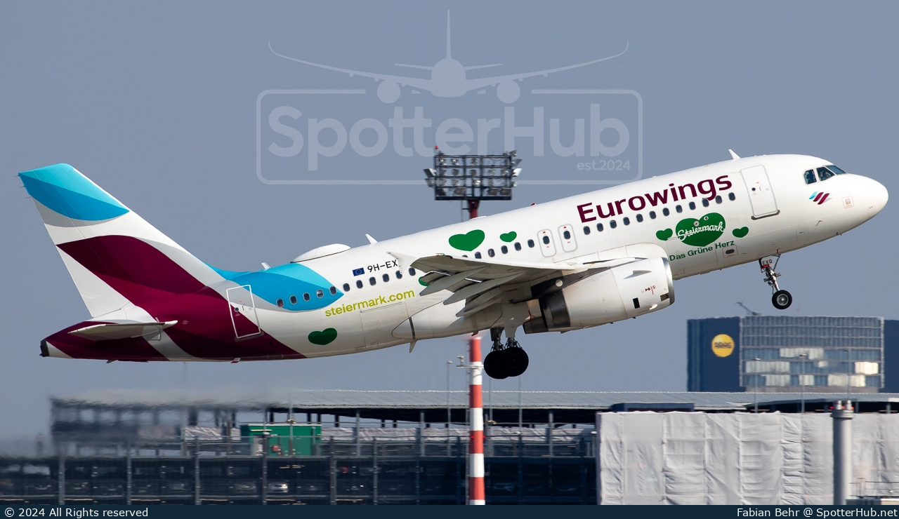 Photo of 9H-EXQ - Airbus A319-132 operated by Eurowings Europe Malta