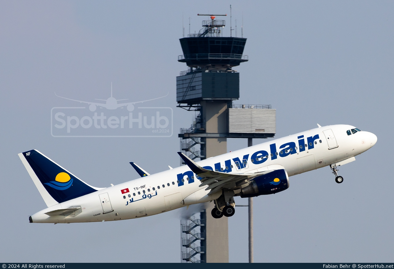 Photo of TS-INF - Airbus A320-214 operated by Nouvelair