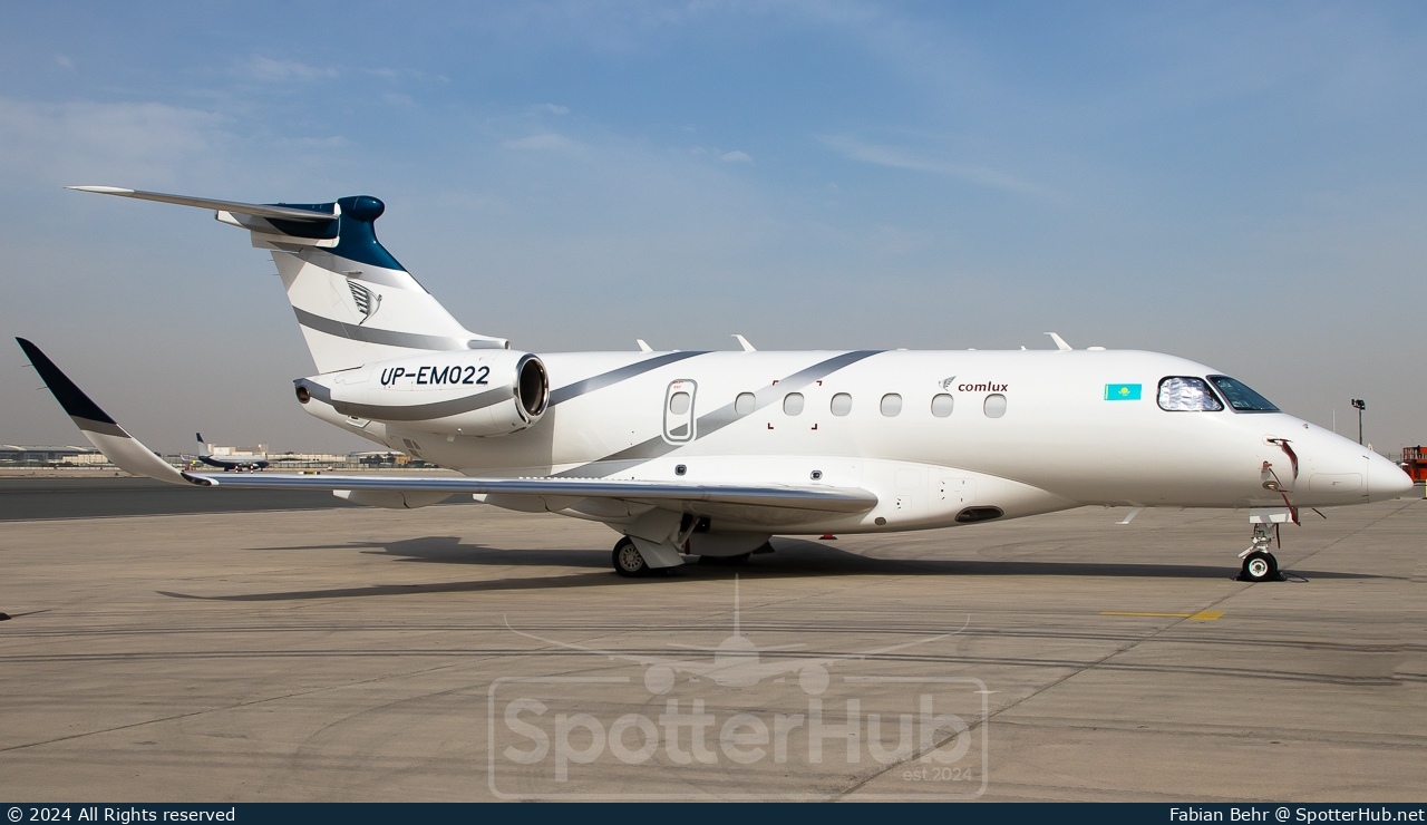 Photo of UP-EM022 - Embraer Praetor 600 operated by Comlux Aviation Kazakhstan
