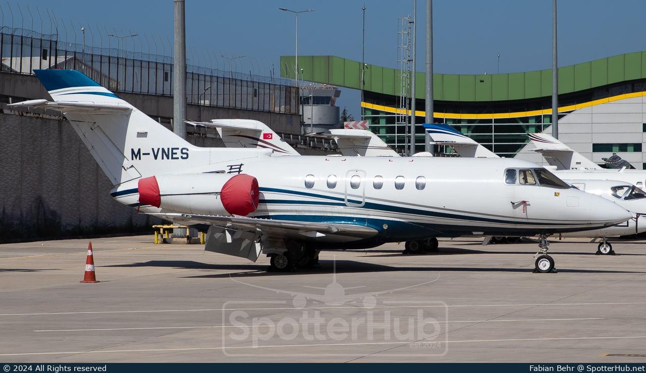 Photo of M-VNES - Hawker Beechcraft 800XP operated by Private