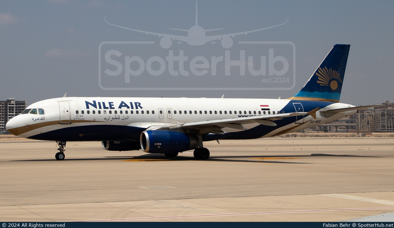 Photo of SU-BQC - Airbus A320-232 operated by Nile Air