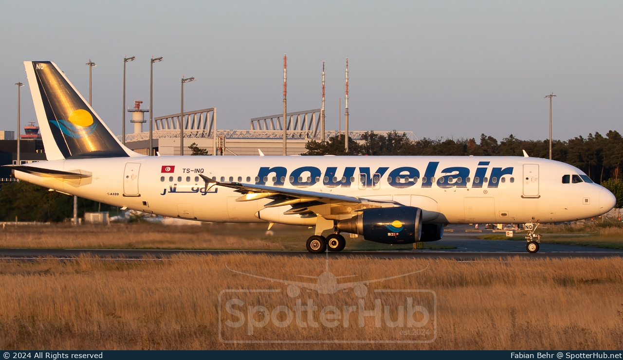 Photo of TS-INQ - Airbus A320-214 operated by Nouvelair