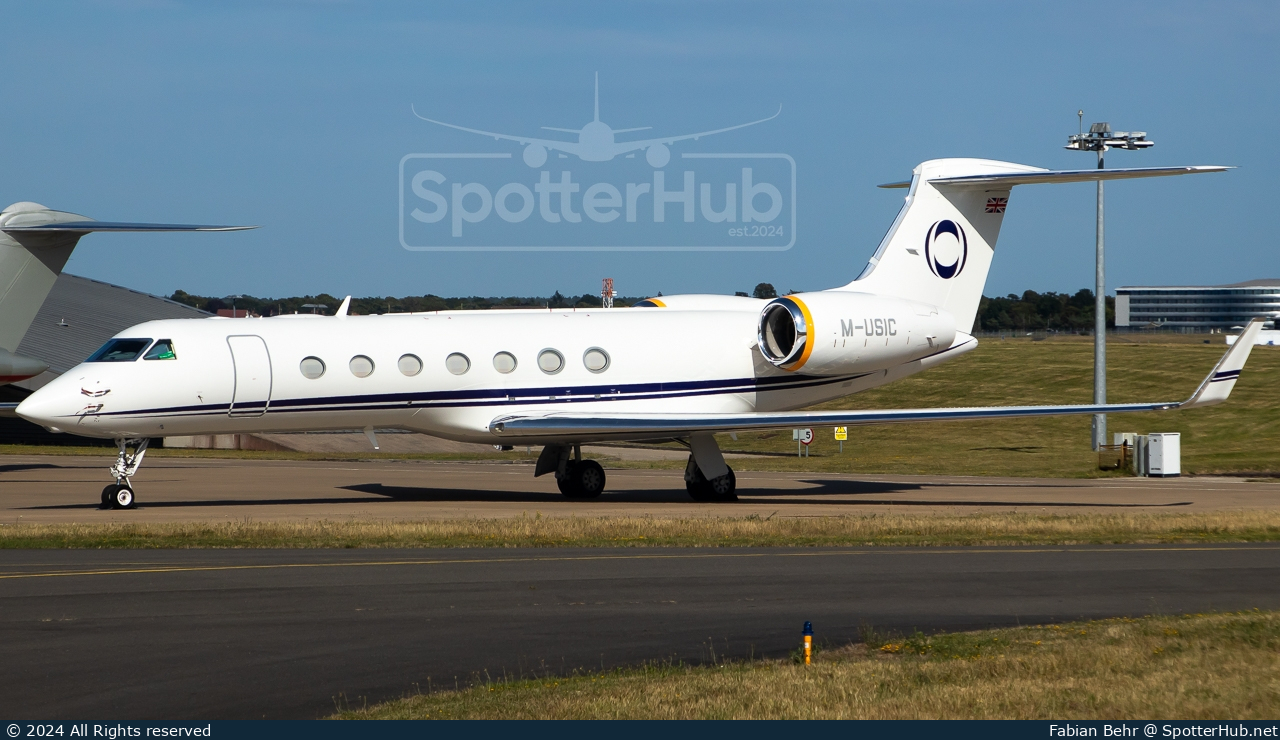 Photo of M-USIC - Gulfstream GV-SP (G550) operated by Hampshire Aviation
