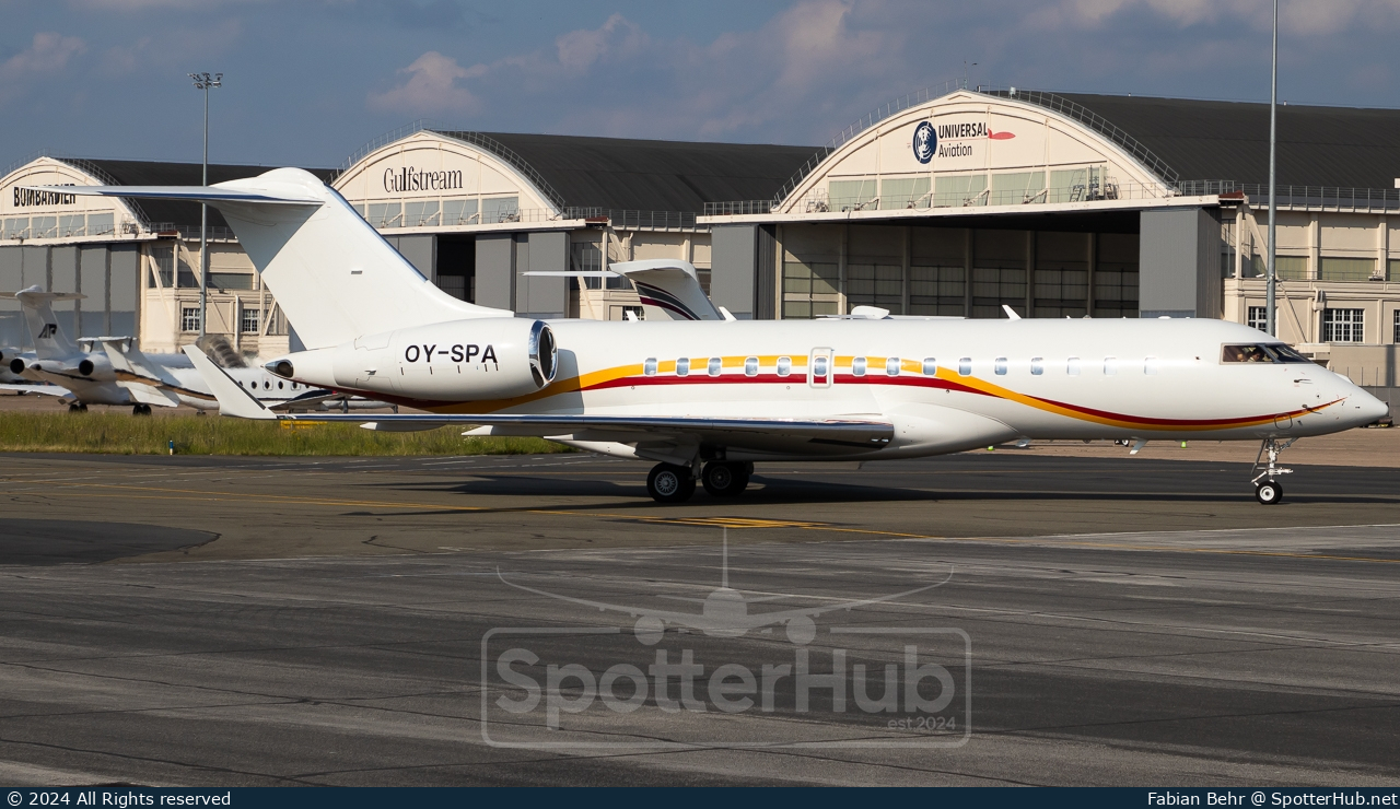 Photo of OY-SPA - Bombardier Global 6000 operated by Flexflight