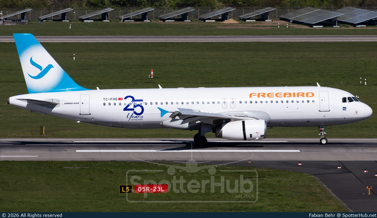 Photo of TC-FHG - Airbus A320-232 operated by Freebird Airlines