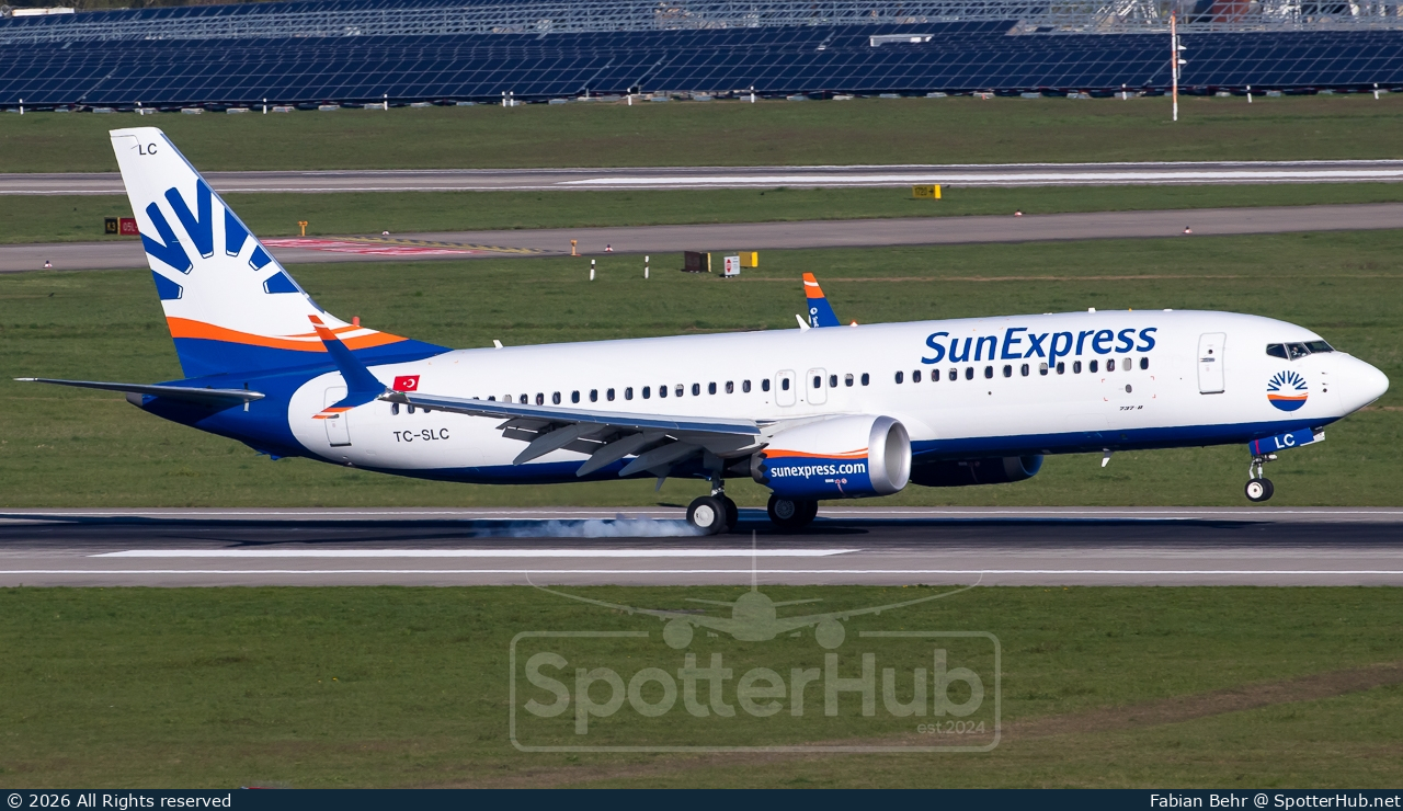 Photo of TC-SLC - Boeing 737 MAX 8 operated by SunExpress