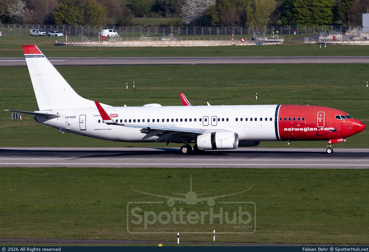 Photo of LN-NGM - Boeing 737-8JP operated by Norwegian Air Shuttle