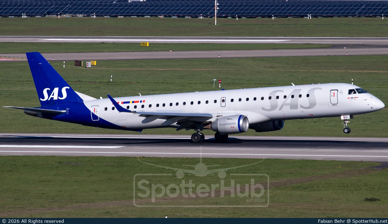 Photo of SE-RSI - Embraer ERJ-195LR operated by SAS Link