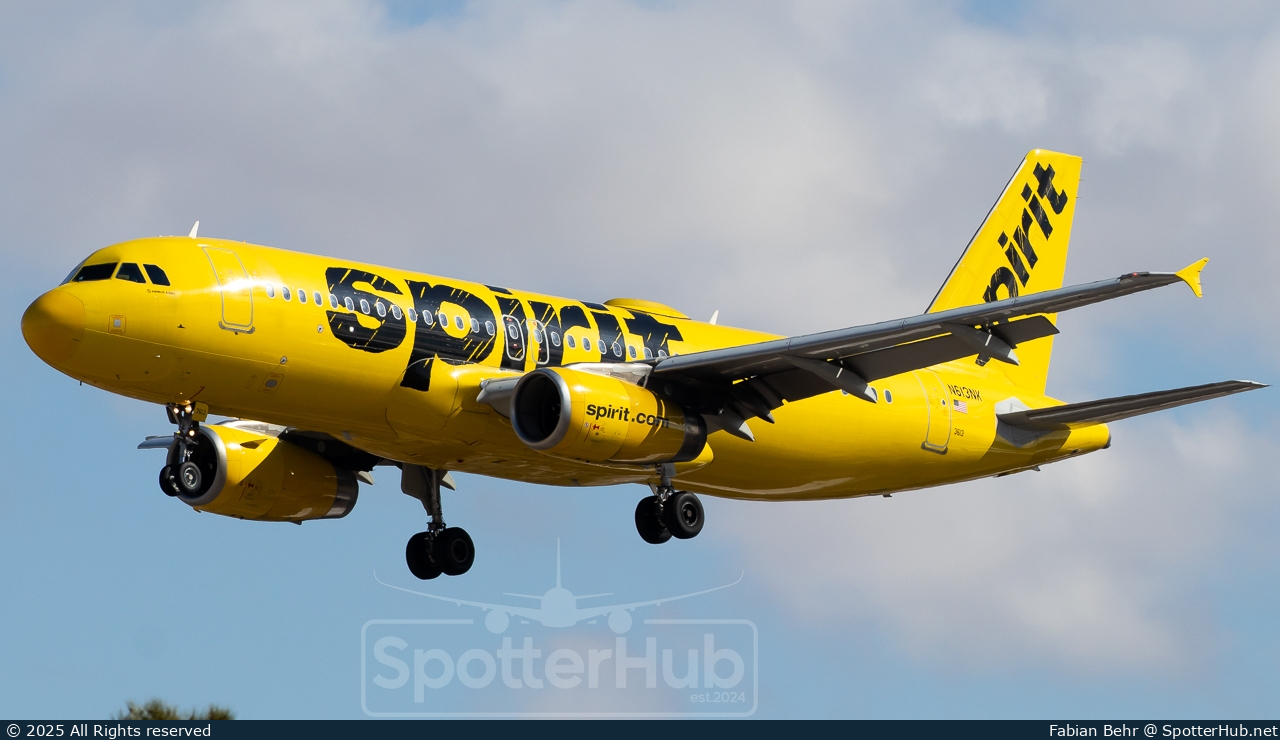 Photo of N613NK - Airbus A320-232 operated by Spirit Airlines