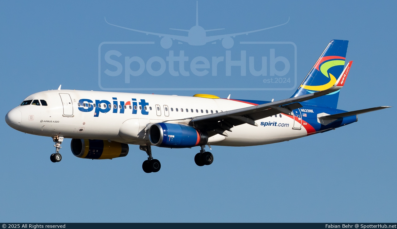 Photo of N629NK - Airbus A320-232 operated by Spirit Airlines